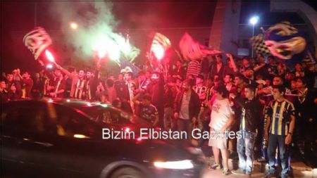 Elbistan'da Fenerbahçeli Taraftarların Şampiyonluk Coşkusu